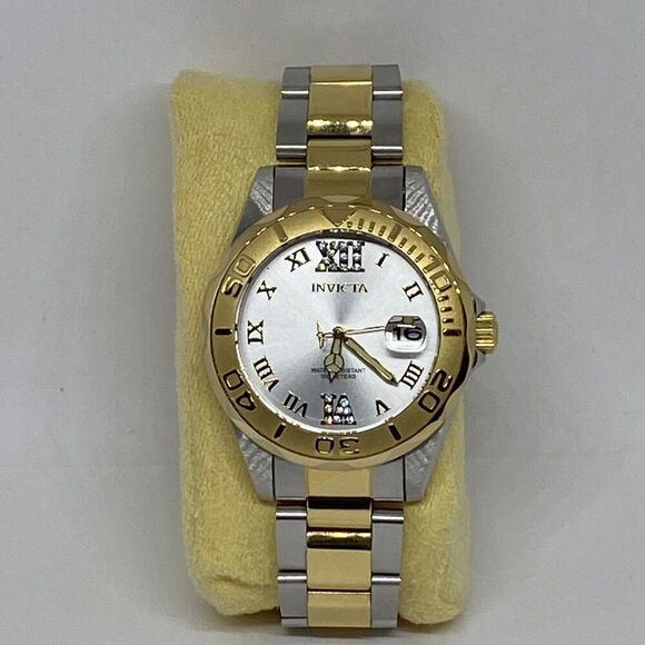 Invicta Pro Diver 12852 Women's Stainless Steel Analog Dial Quartz Watch NI12 - Picture 2 of 12